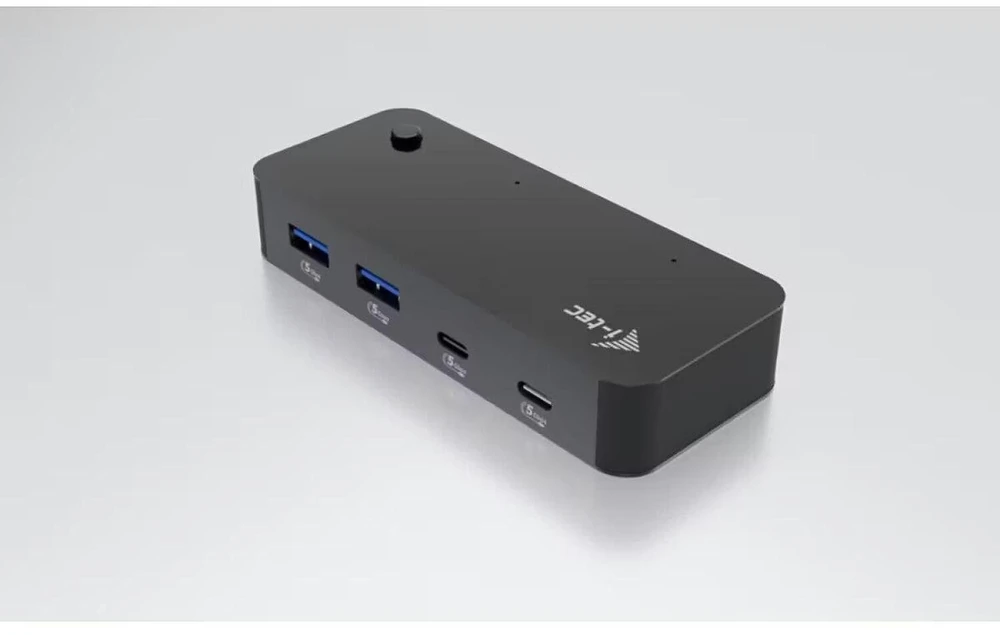 I-tec USB-C/USB-A Universalus KVM HUB 2x USB-C (5Gbps) + 2x USB-A 3.0 (5Gbps) USB-C Maitinimas 5V/3A-15W max (2x kabeliai 100cm)