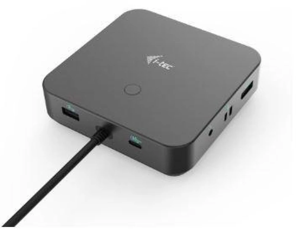 I-TEC USB-C HDMI dviejų DP prijungimo stotelė su maitinimo tiekimu 100 W + I-tec universalus įkroviklis 112 W