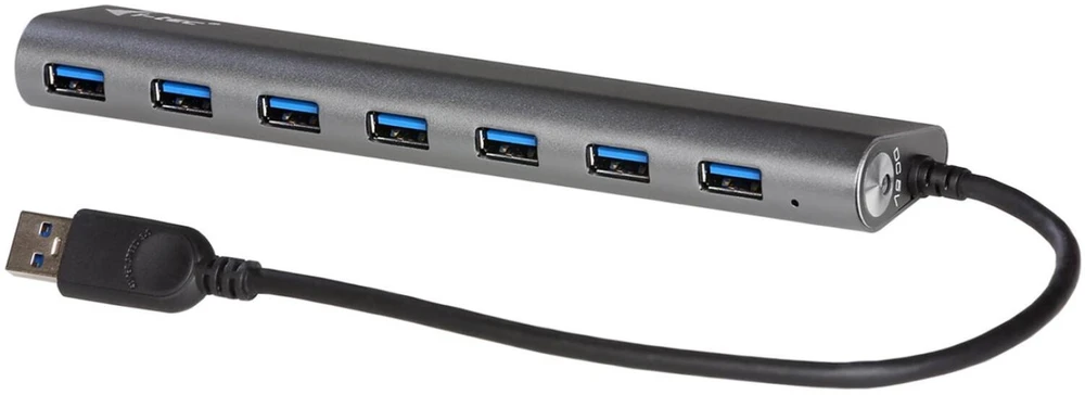 I-tec USB 3.0 metalinis HUB įkrovimas – 7 maitinimo / įkrovimo prievadai