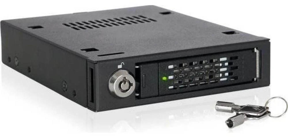 Carruzzo Icy Dock MB601VK-B diskų įrenginio skyriaus dangtelis Juoda
