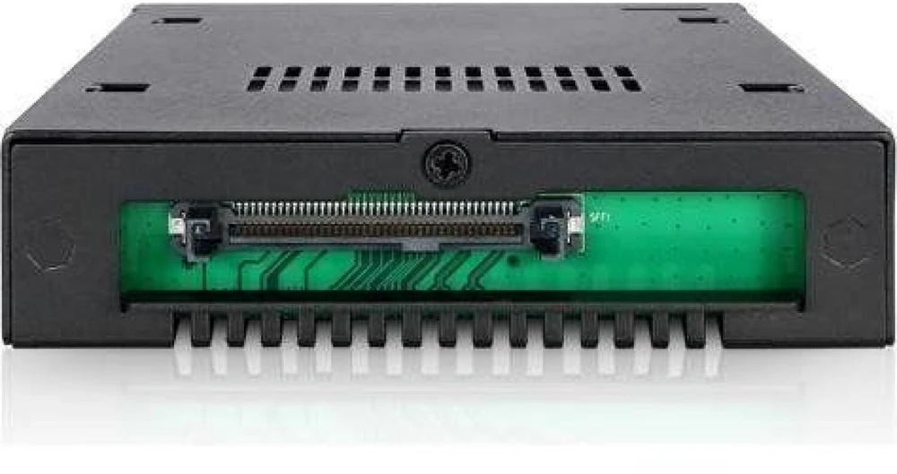 Carruzzo Icy Dock MB601VK-B diskų įrenginio skyriaus dangtelis Juoda