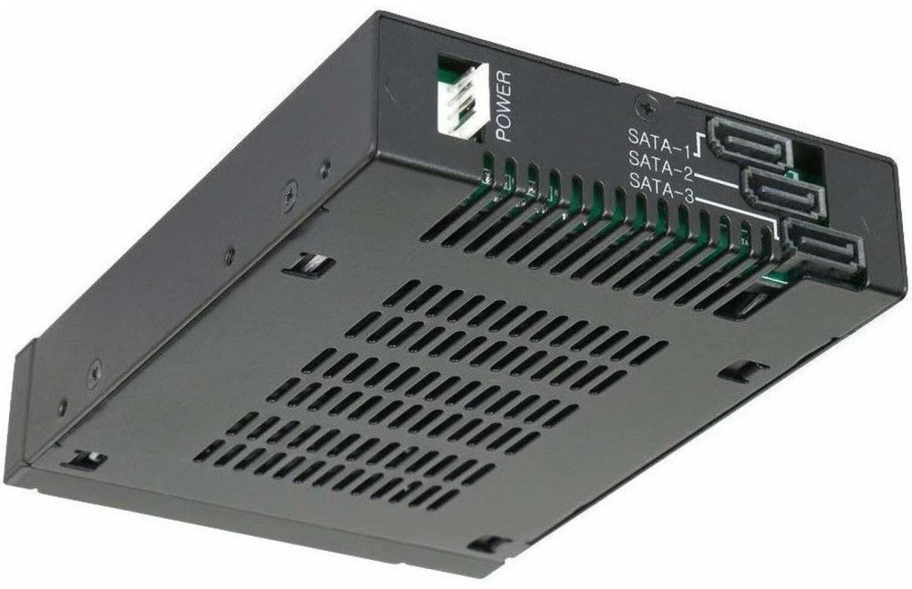 Icy Dock 3x 2,5 colio HDD / SSD, SAS / SATA lizdas (MB993SK-B)