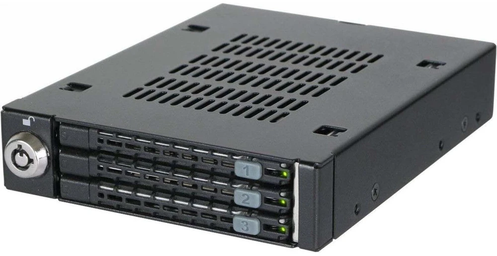 Icy Dock 3x 2,5 colio HDD / SSD, SAS / SATA lizdas (MB993SK-B)