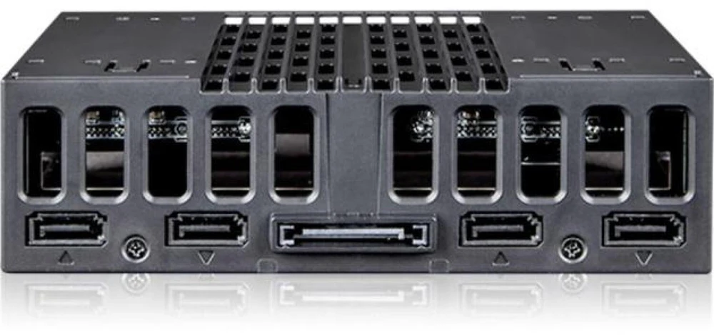 Carruzzo Icy Dock MB024SP-B saugojimo diskų korpusas HDD / SSD aptvaras Juoda 2.5″