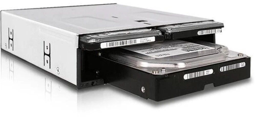 Icy Dock standartinė stotelė 2x 2,5'' + 1x 3,5'' SATA III FlexiDOCK (MB095SP-B)