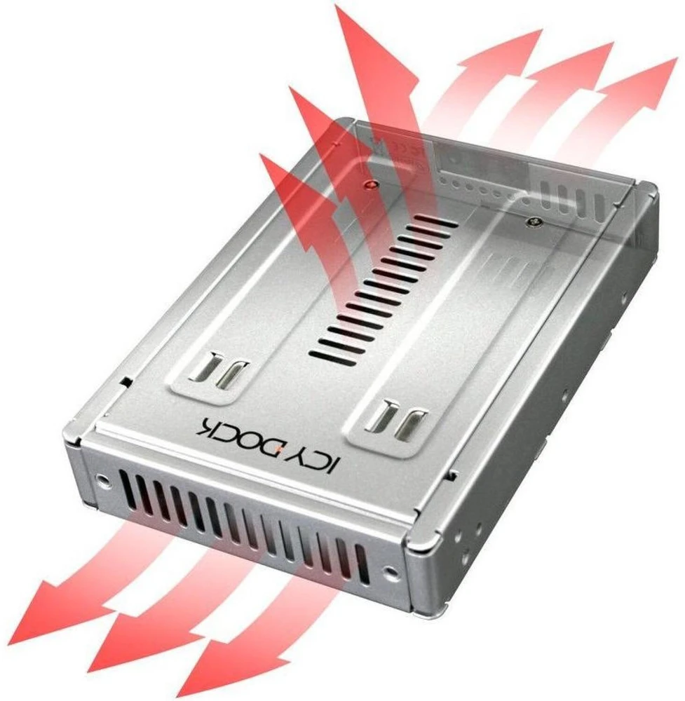 „Icy Dock MB982SP-1S“, SECC, suderinamumas, FCC, CE, WEEE, 101,6 mm, 146,5 mm, 25,4 mm
