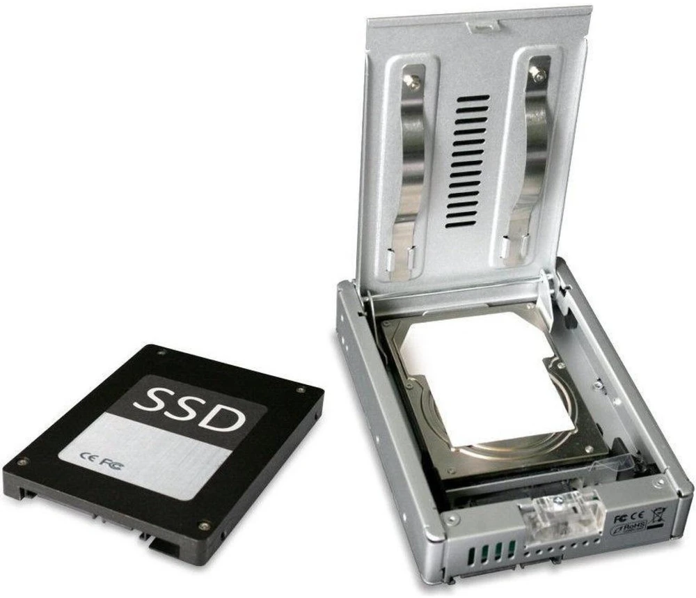 „Icy Dock MB982SP-1S“, SECC, suderinamumas, FCC, CE, WEEE, 101,6 mm, 146,5 mm, 25,4 mm