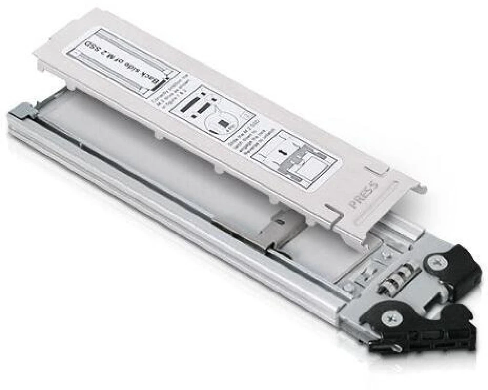 Carruzzo Icy Dock MB840TP-B saugojimo diskų korpusas SSD korpusas Aliuminis, Juoda M.2
