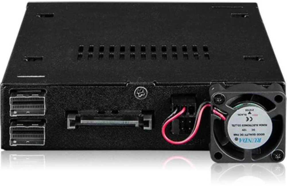 Icy Dock Einbaurahmen IcyDock 2x6,3cm U.2/U.3 NVMe 3,5" SSD sw