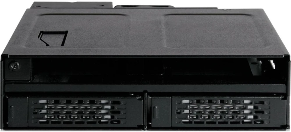 „Icy Dock Pocket“ 2 x 2,5 colio SSD / HDD + ypač plonas ODD 5,25 colio „ToughArmor“ (MB602SPO-B)