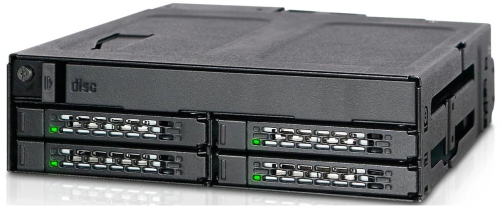 Pocket Icy Dock 4x 2.5 SATA / SAS ToughArmor (MB604SPO-B)