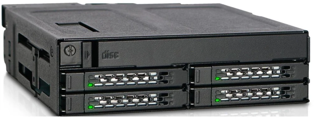 Pocket Icy Dock 4x 2.5 SATA / SAS ToughArmor (MB604SPO-B)