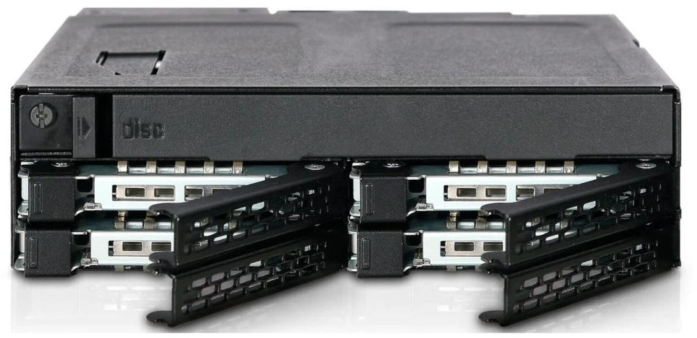 Pocket Icy Dock 4x 2.5 SATA / SAS ToughArmor (MB604SPO-B)