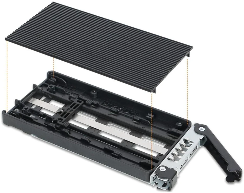 Carruzzo Icy Dock ToughArmor MB834M2K-B SSD korpusas Juoda M.2
