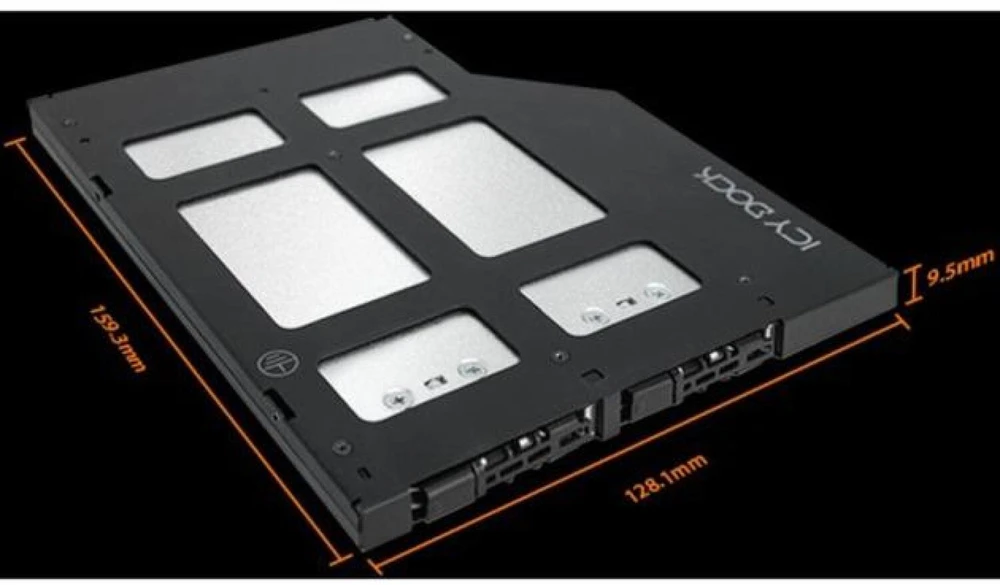 Carruzzo Icy Dock MB852M2PO-B kompiuterio korpuso dalis Universalus HDD korpusas