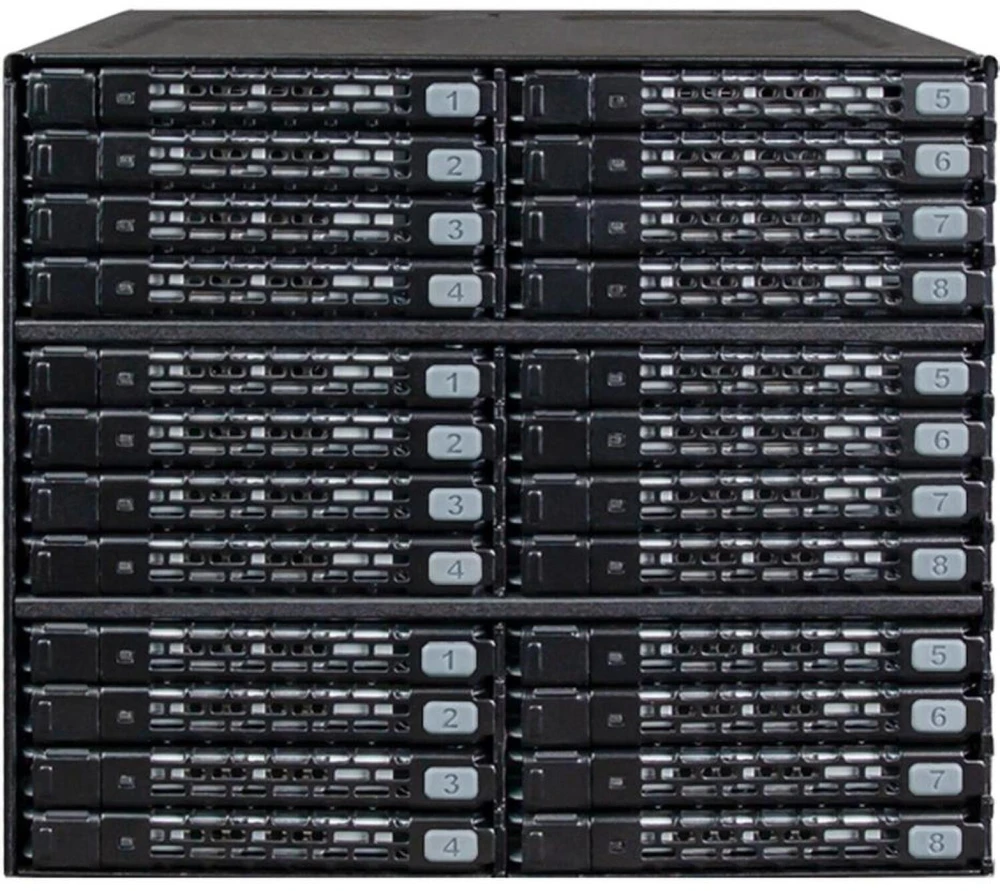 Kieszeń Icy Dock 24x 2.5" SATA/SAS ToughArmor (MB924IP-B)