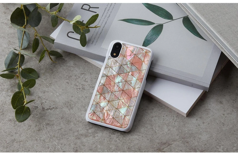 Ikins IPhone XR telefono dėklas „Diamond Baltas“