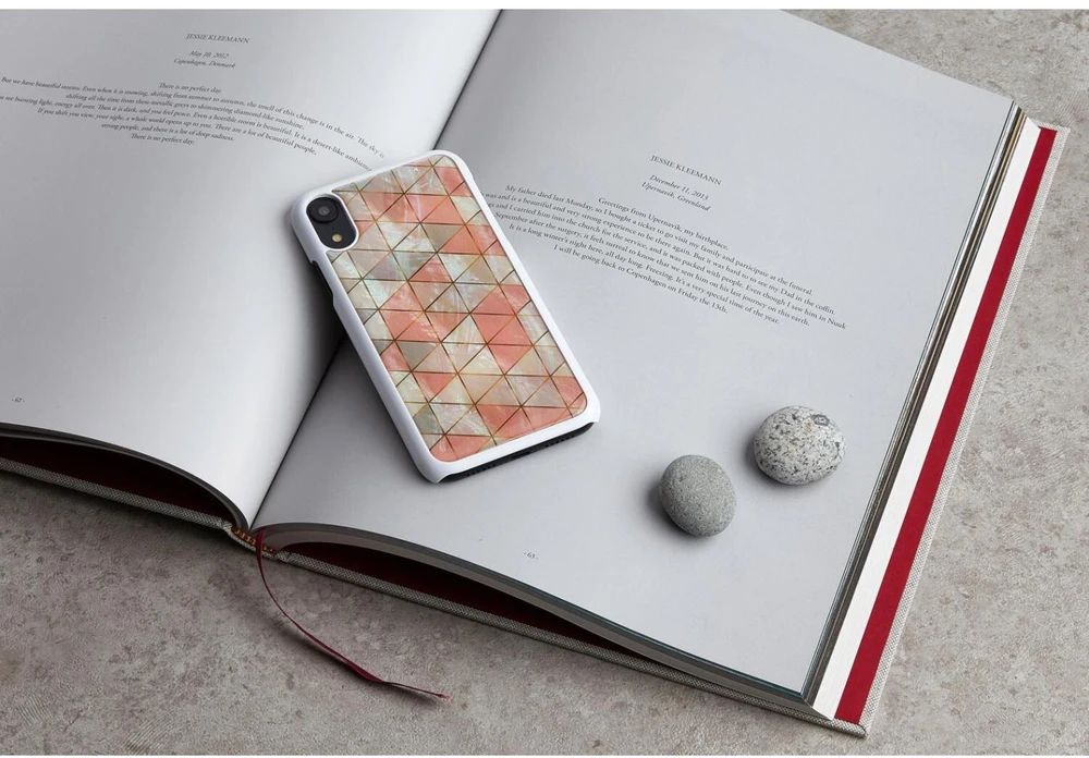 Ikins IPhone XR telefono dėklas „Diamond Baltas“