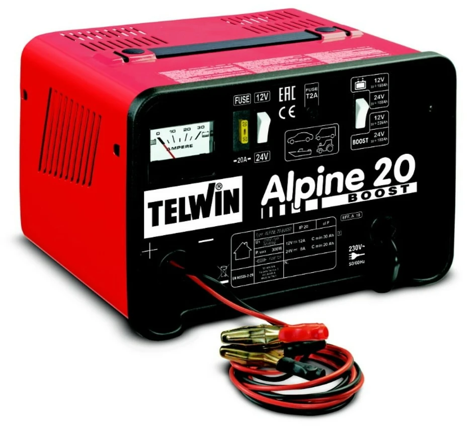 Akumuliatoriaus pakrovėjas ALPINE 20 BOOST, Telwin