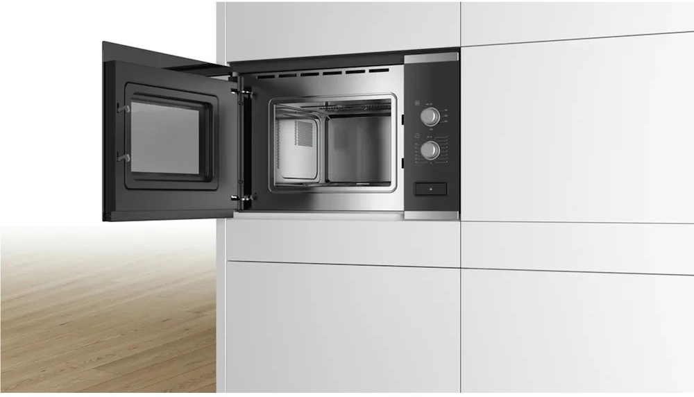 Bosch BFL520MS0 Serija 4, Įmontuojamoji mikrobangų krosnelė, Nerūdijančio plieno
