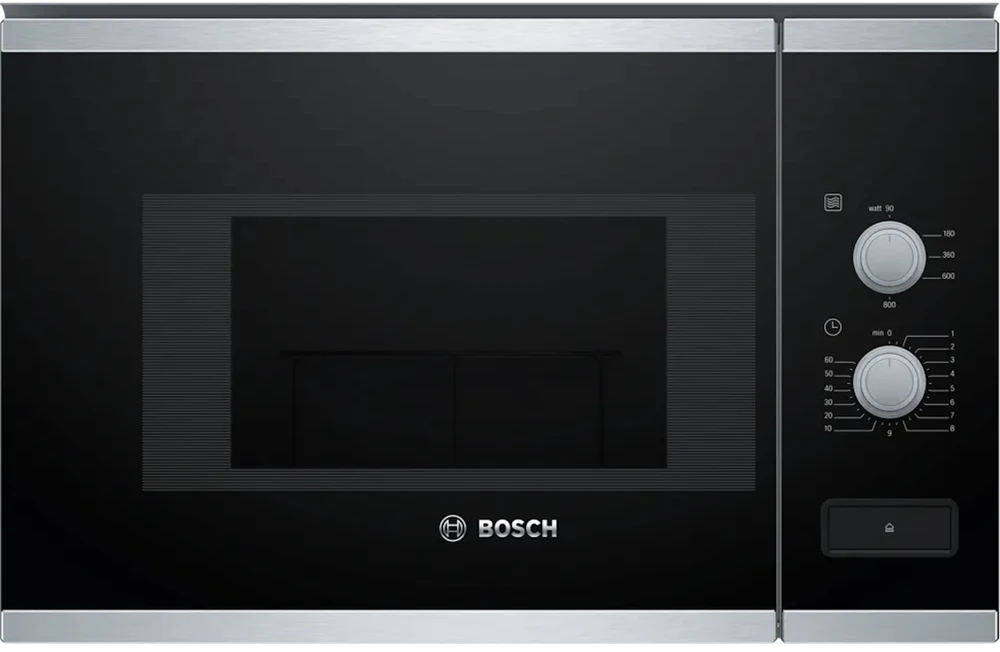 Bosch BFL520MS0 Serija 4, Įmontuojamoji mikrobangų krosnelė, Nerūdijančio plieno