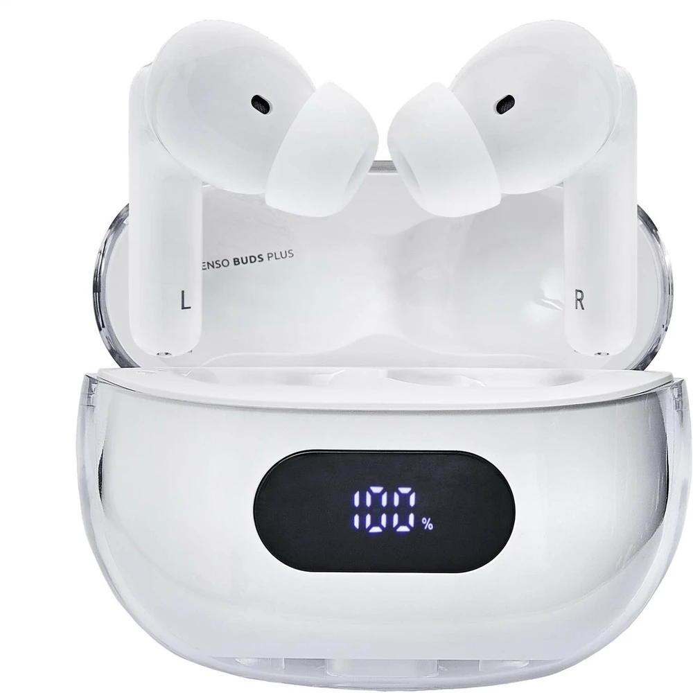 AUSINĖS „BUDS PLUS T310AE“ / BALTOS 3720312 INTENSO