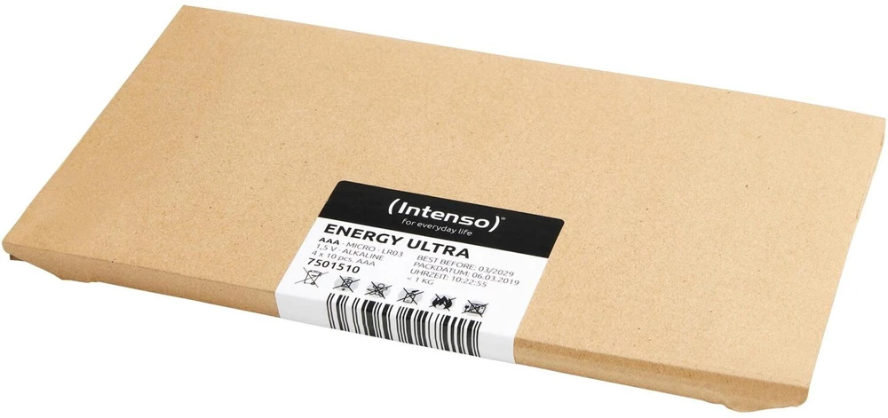 Intenso Batteries Energy Ultra AAA LR03 40er Pack - Baterija - Micro - Baterija - Micro (AAA)