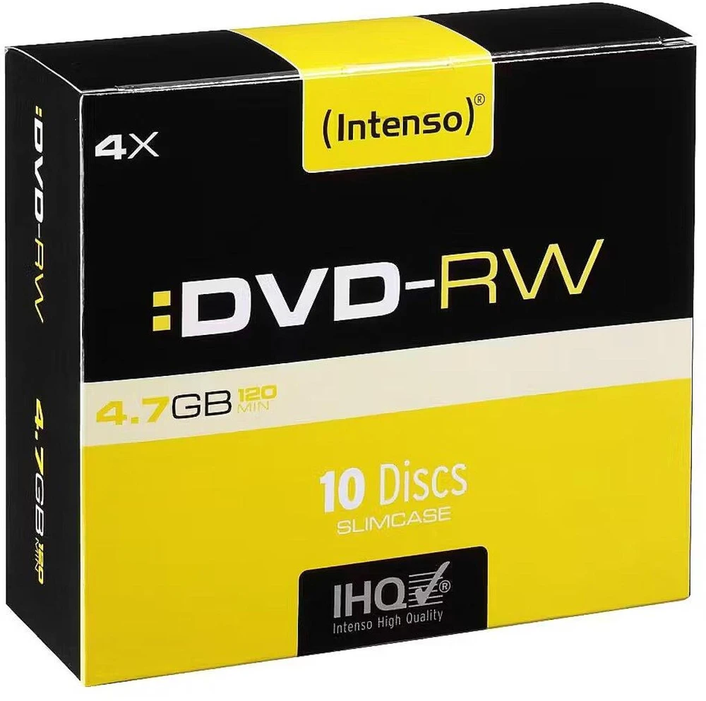Intenso DVD-RW 4.7GB 4X 10er Pack
