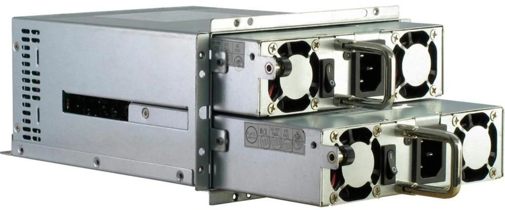 Inter-Tech ASPOWER R2A-MV0450, PC-power supply - pilka, redundant, 450 Watt