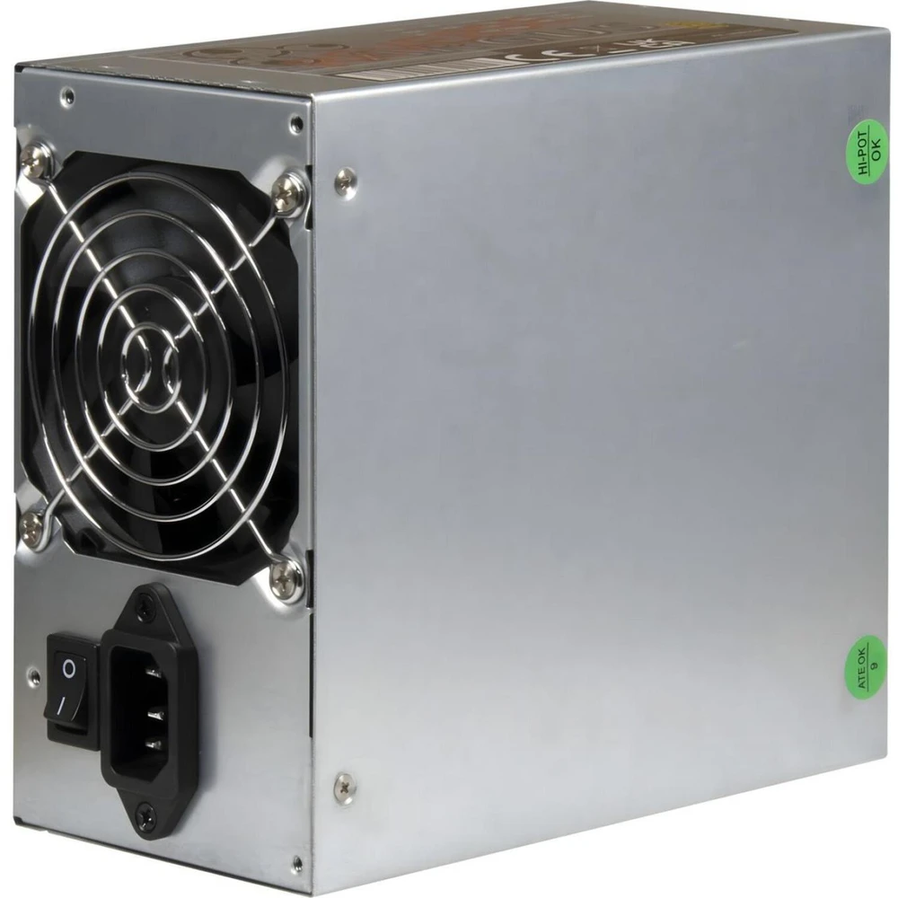 Inter-Tech HA-600AA2-Rev 88882247, 600W, ATX, 80 PLUS Gold, 80mm ventiliatorius, 1x 24-pin ATX, 2x 4+4-pin 12V, 1x 6+2-pin GPU