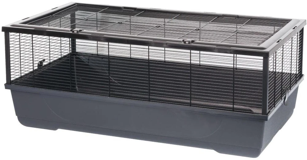 Graužikų Narvas - INTER-ZOO Bernie 100x54x39cm Metalas/Plastikas Juodas