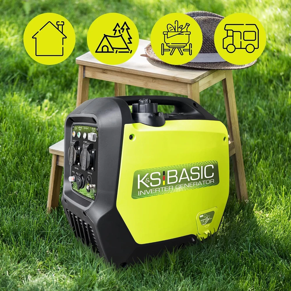 Konner & Sohnen Inverterinis benzininis generatorius 2000W, KS 21i S, KONNER &amp; SOHNEN