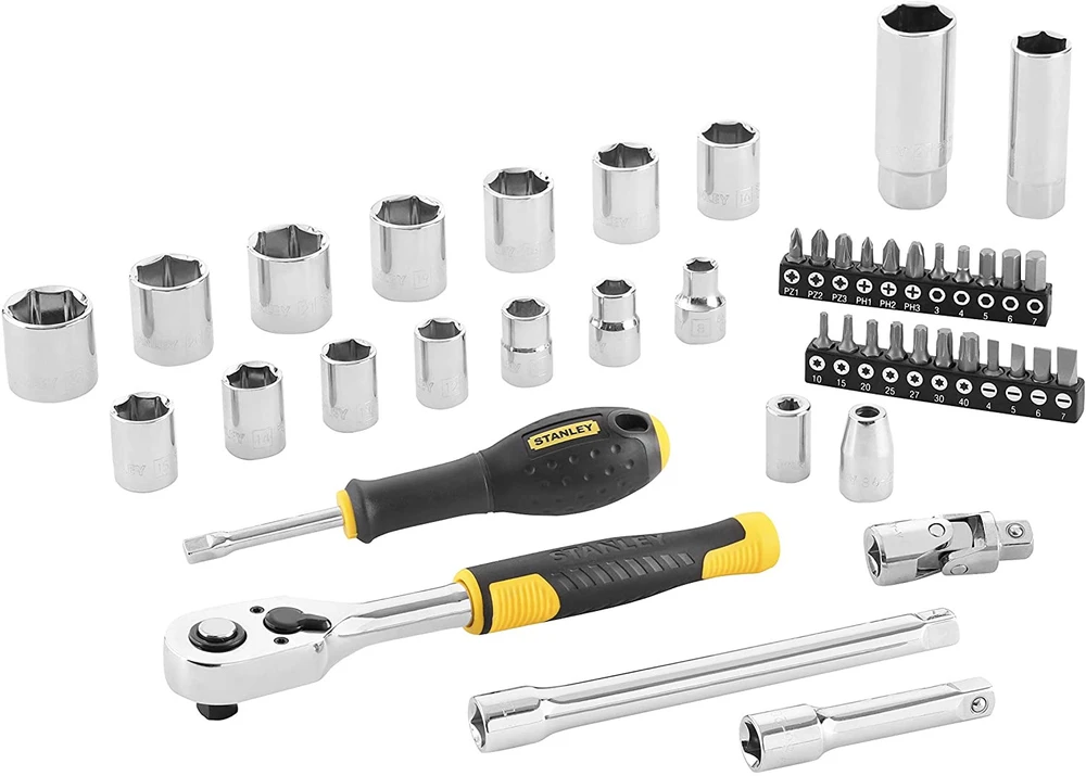 STANLEY Rinkinys KLUCZY 45el. 3/8"