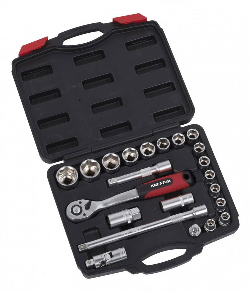Orkaitė Kreator KRT500118 - 22-piece 1/2" naked set in case