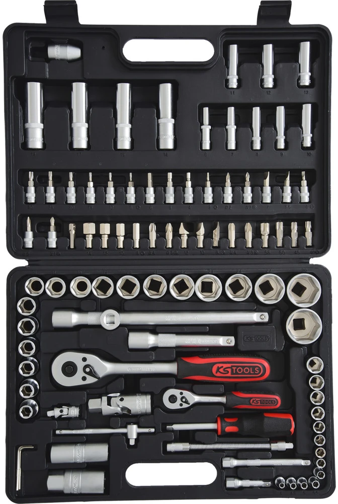 KS Tools 1/4 +1/2 kištukinis raktas - rinkinys 94 dalių 911.0694