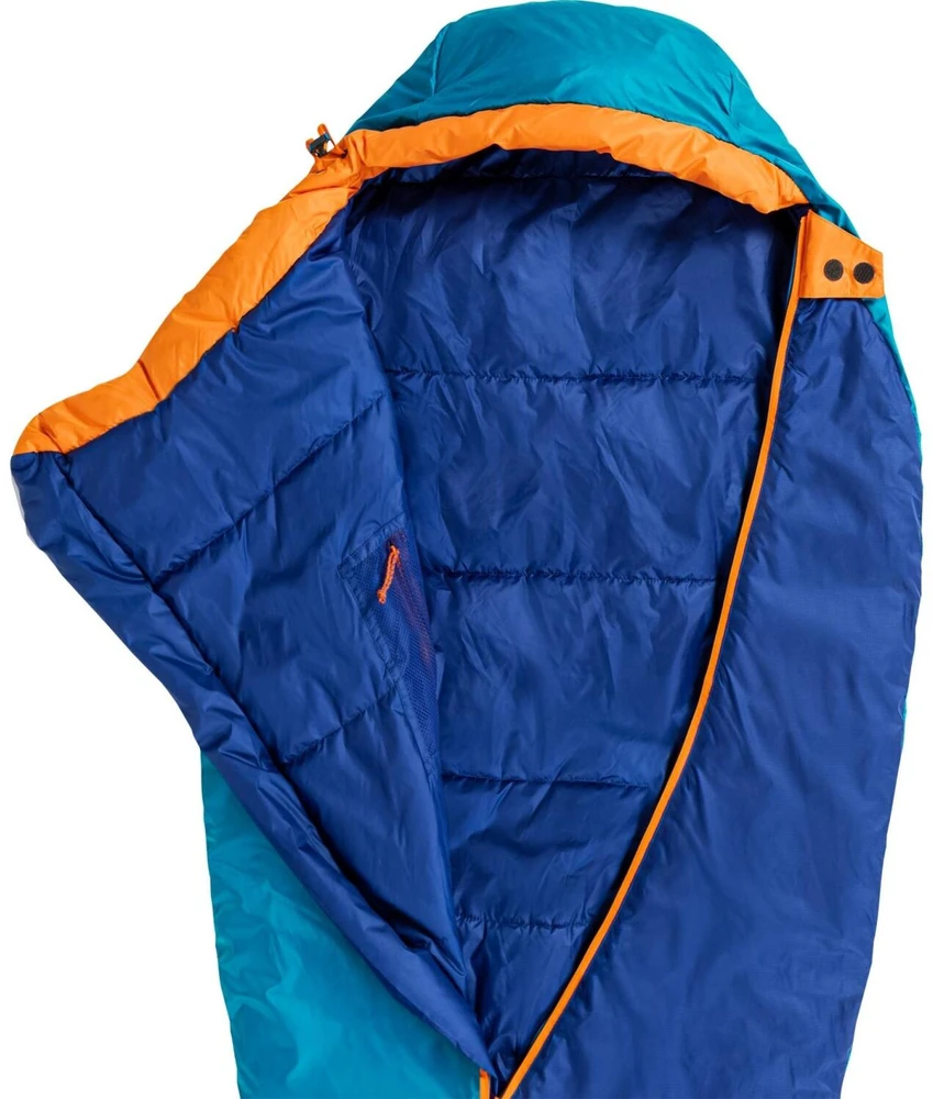 Jack Wolfskin miegmaišis GROW UP MOONRISE 3007981_1080_012, 1900x700mm, 900g, 403g užpildas, mėlynas, vasaros, mumijos formos
