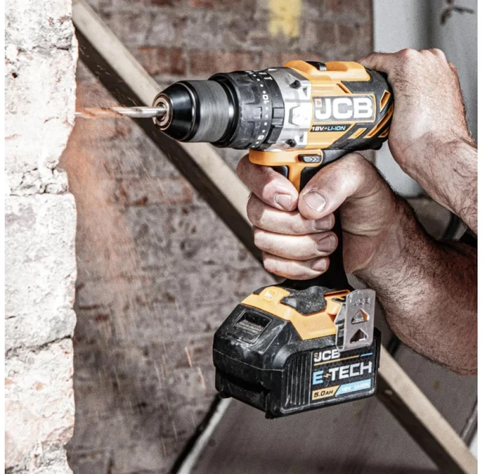 Gręžtuvas-suktuvas JCB Belaidis gręžtuvas-suktuvas 18V 45Nm (be akumuliatoriaus)