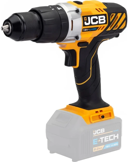 Gręžtuvas-suktuvas JCB Belaidis gręžtuvas-suktuvas 18V 45Nm (be akumuliatoriaus)