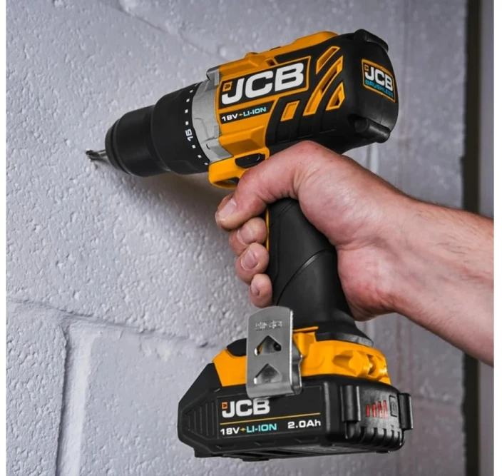 JCB gręžtuvas Akumuliatorinis gręžtuvas 18V 45Nm (be akumuliatoriaus)