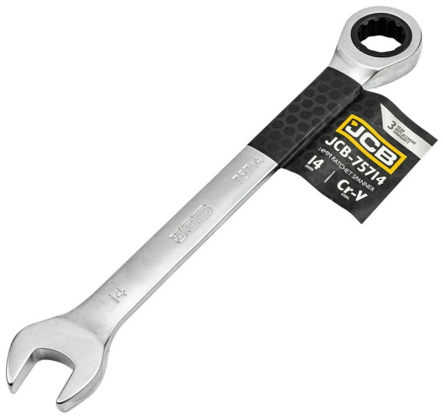 JCB KLUCZ PŁASKO-OCZKOWY Z GRZECHOTKĄ 14mm