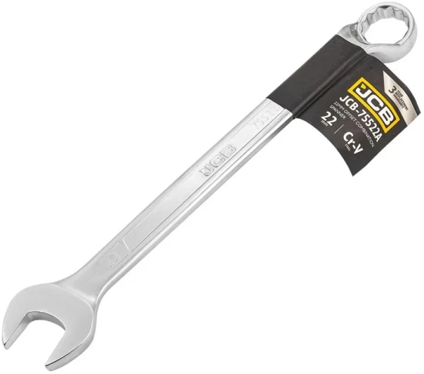 JCB 75 laipsnių kampu atviro galo veržliaraktis 22 mm