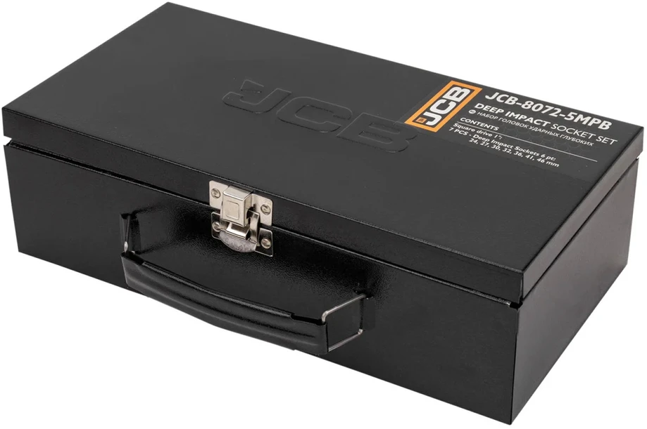 Smūginių galvučių komplektas JCB 8072-5MPB; 1''; 24-46 mm; 7 vnt.