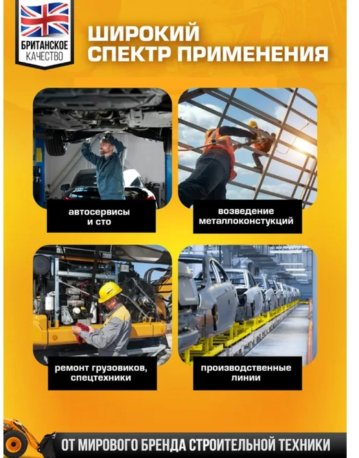 JCB NASADKI UDAROWE DŁ.kpl. 8el. 1" 12-KĄT. (22-41mm)