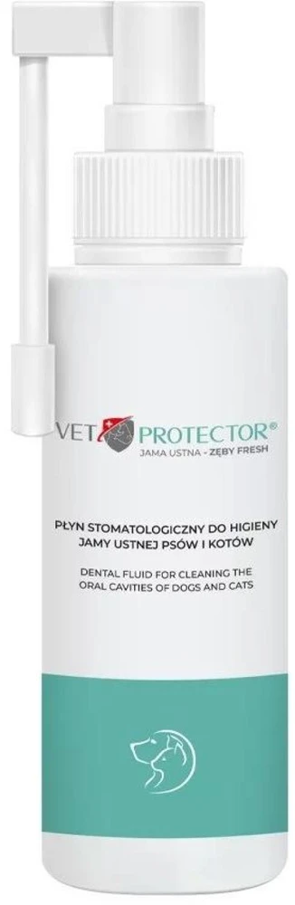 JM SANTE Vet Protector Fresh - dantų higienos tirpalas šunims ir katėms – 100 ml