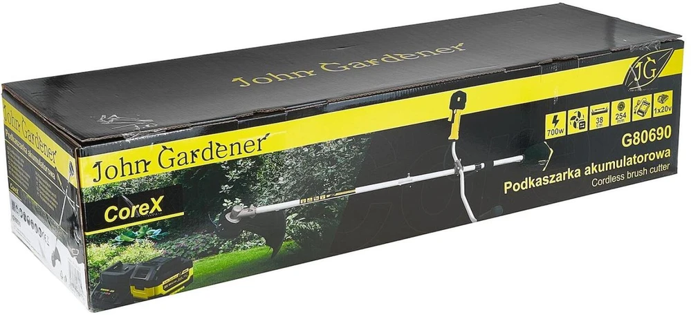 John Gardener Akumuliatorinė žoliapjovė bešepetėlinė 4.0Ah 20V CoreX (1) (5903418303013)