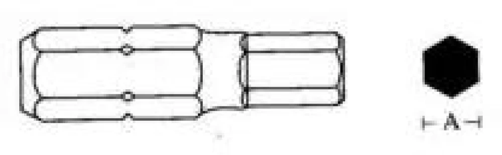 JONNESWAY IMBUS GALAS 10 x 75 mm 6 taškų. 10 mm