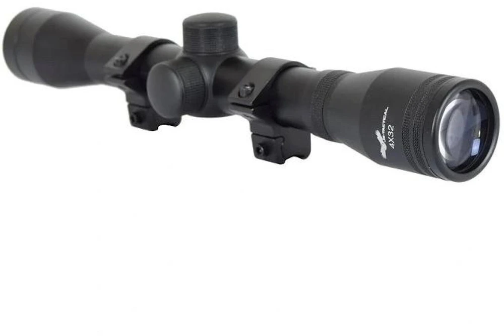 Teleskopas JS-Tactical 4×32 taikiklis su laikikliu, skirtas 11 mm bėgeliui