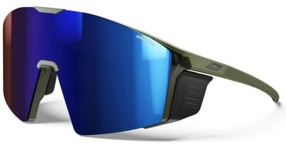 Dviračių akiniai Julbo Edge Cover – Reactiv 2-4 DL – armijos žalia/juoda