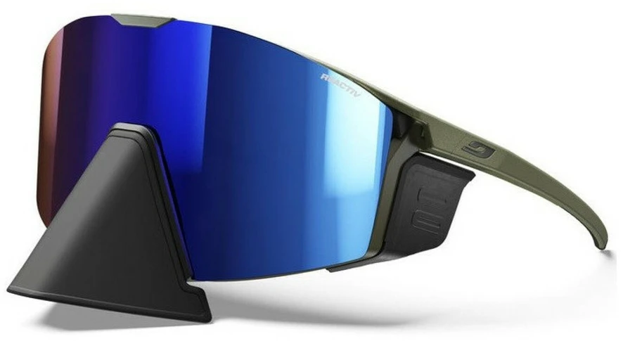 Dviračių akiniai Julbo Edge Cover – Reactiv 2-4 DL – armijos žalia/juoda