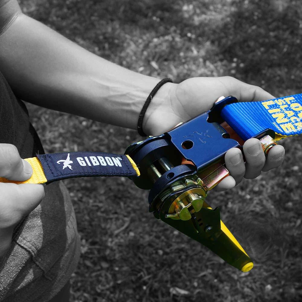 Kinija Gibbon Flow Line TreeWear Slackline Set 25m/2,5 cm